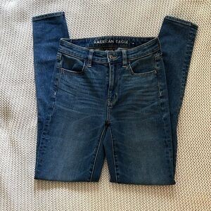 American Eagle 360 Next Level Stretch Super Hi-Rise Jegging 0Long